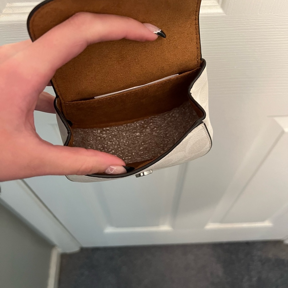 Coach Cream Mini Leather Bag - Picture 3 of 4